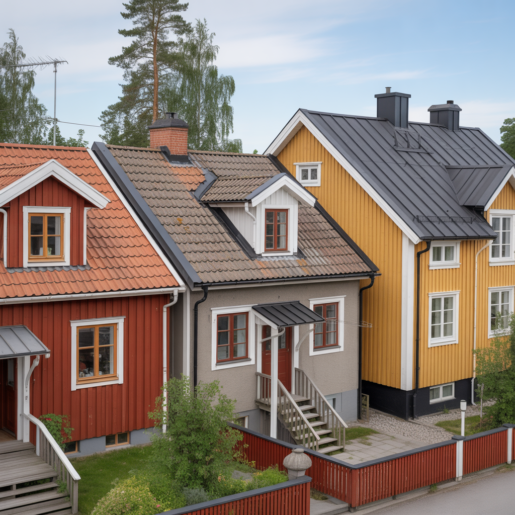 tegel betong eller plattak jamforelse med for och nackdelar