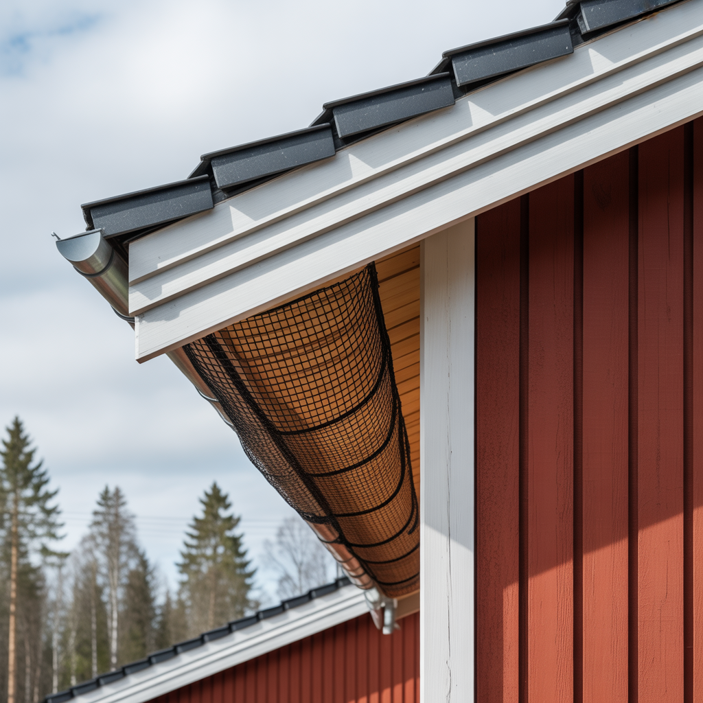 ventilation vid takfot guide till luftspalt och insektsnat