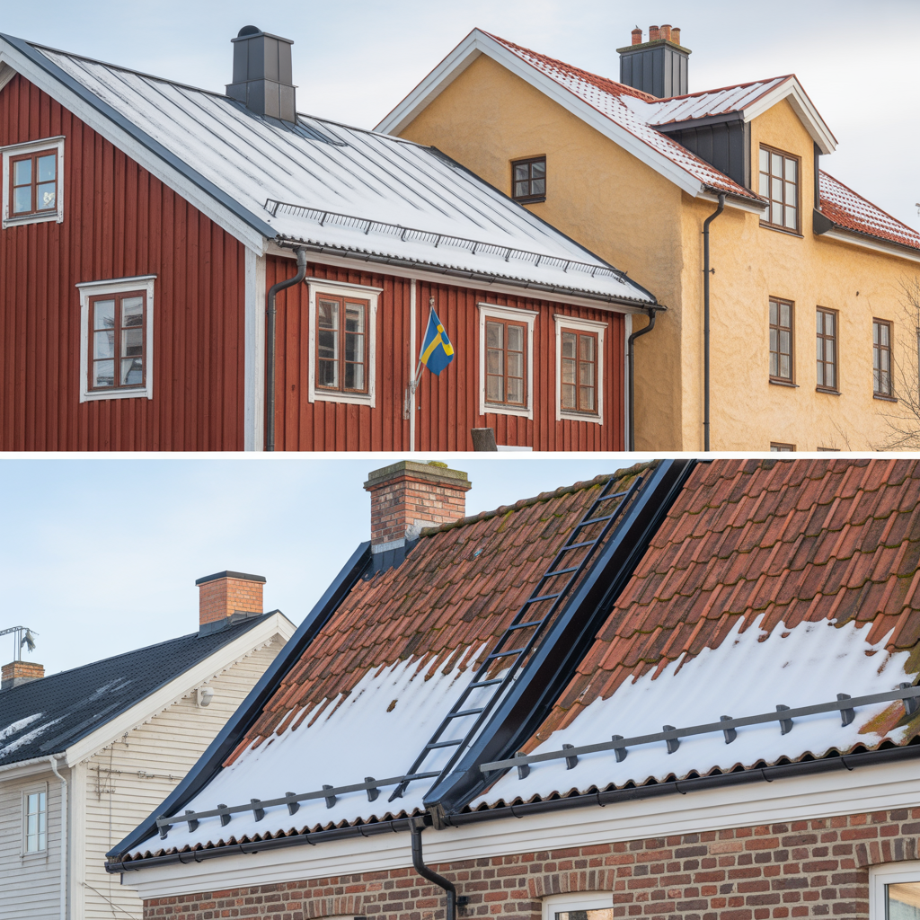 snorasskydd pa tak jamforelse av typer och montering